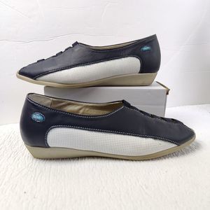 Charlize Blue White Cloud Slip On Euro Shoes